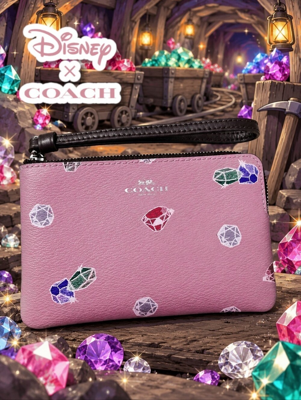 Coach x Disney Snow White Gems Wristlet